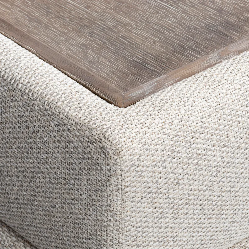 Vista Fabric Ottoman
