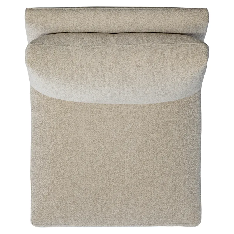 Barnes Fabric Armless Chair
