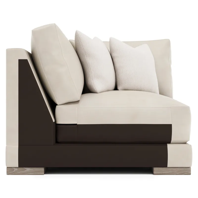 Lars Leather Corner Chair
