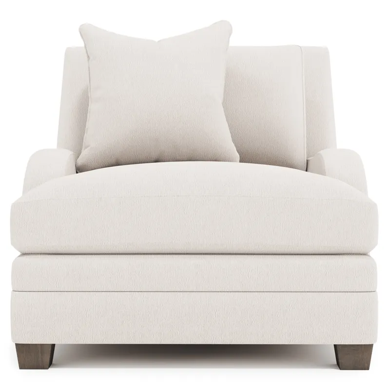 Plush Rollins Fabric Chair