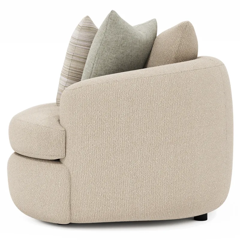 Jules Fabric Right Arm Chair