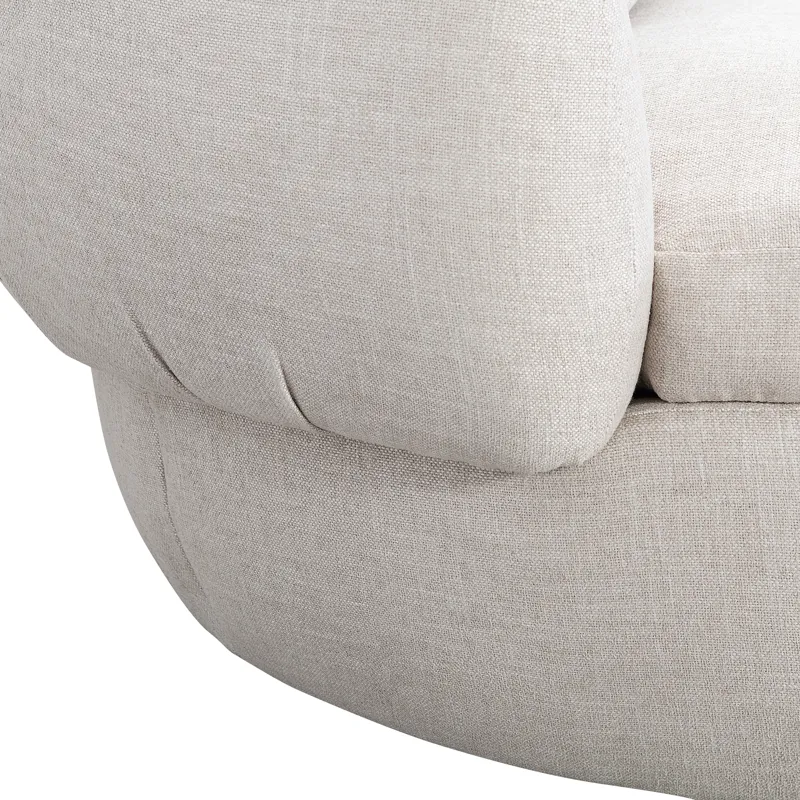 Ollie Fabric Swivel Chair