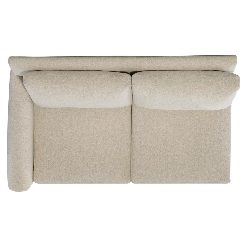 Barnes Fabric Left Arm Loveseat
