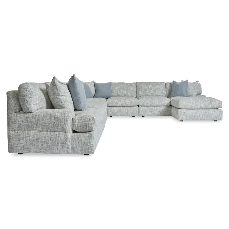 Plush Serena Fabric Sectional