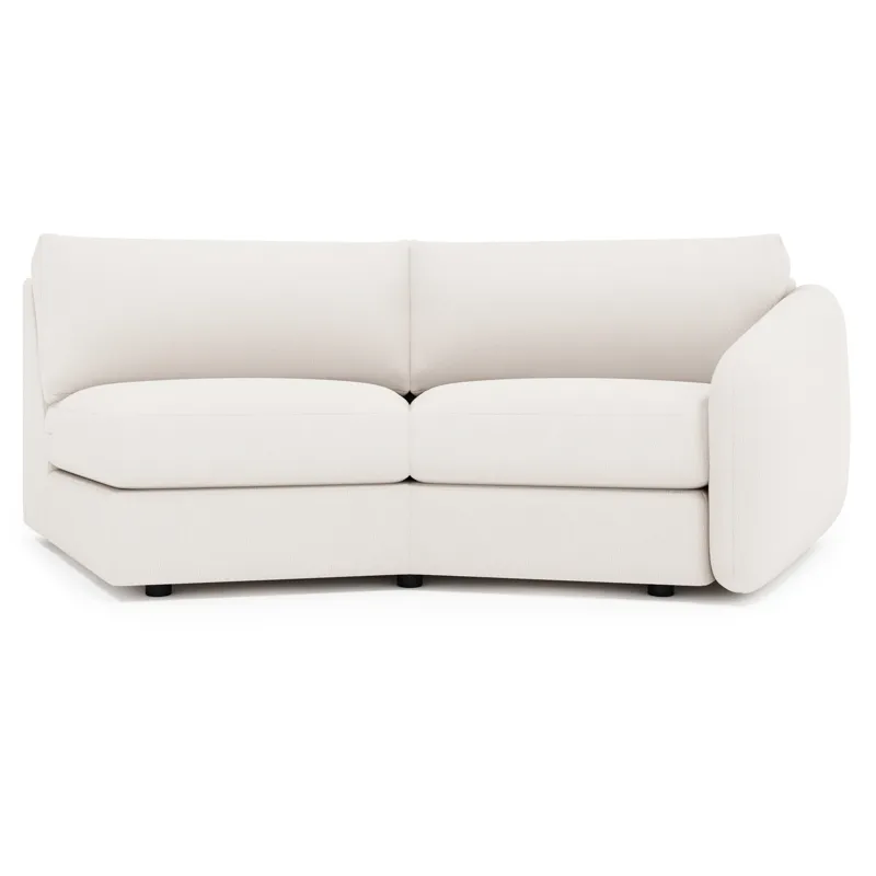 Soleil Fabric Right Arm Loveseat