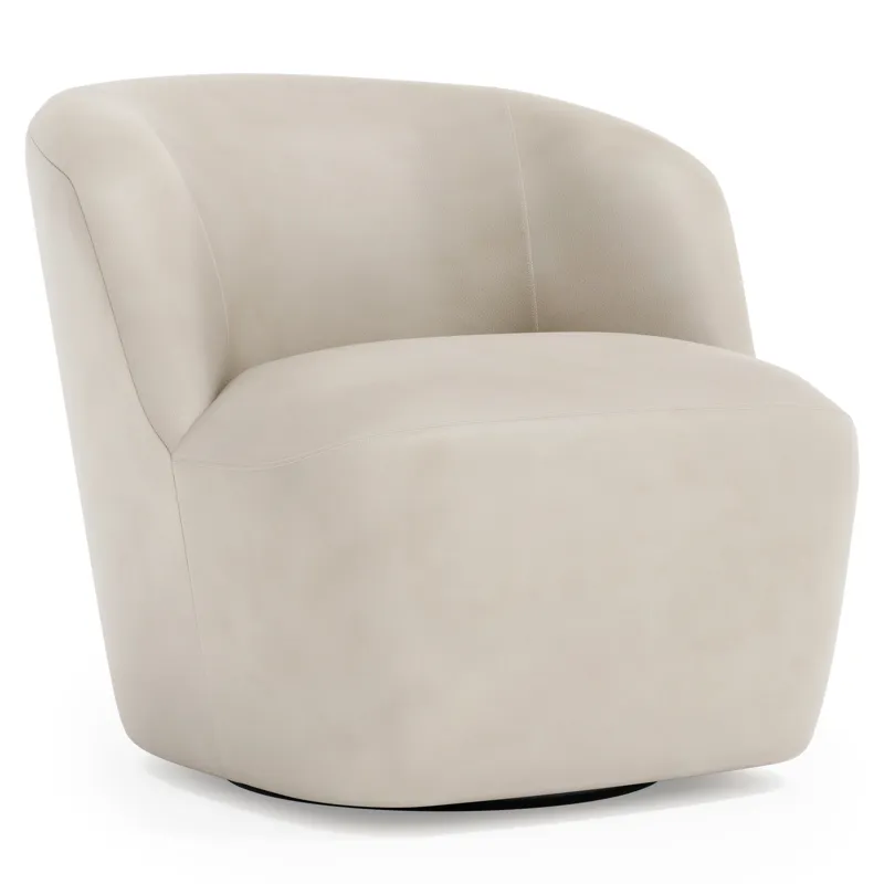 Tilly Leather Swivel Chair