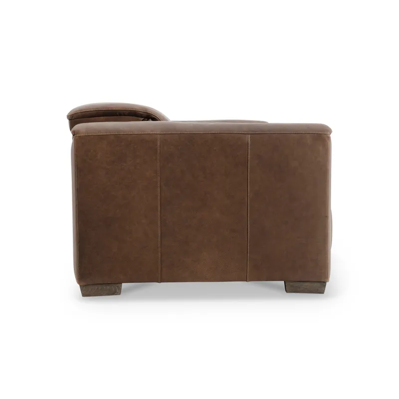 Billings Leather Power Motion Sofa