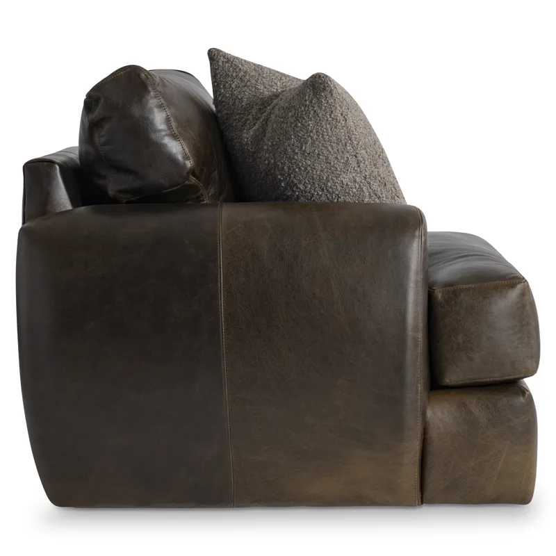 Cameron Leather Swivel Chair