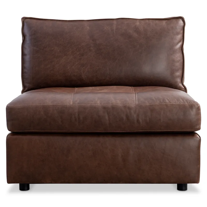Nest Leather Armless Chair