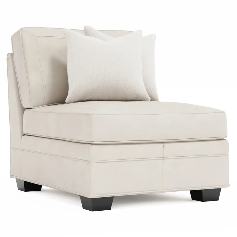 Grandview Leather Armless Chair