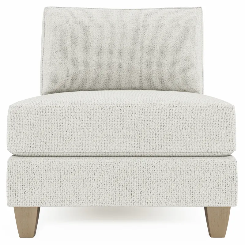Mila Fabric Armless Chair