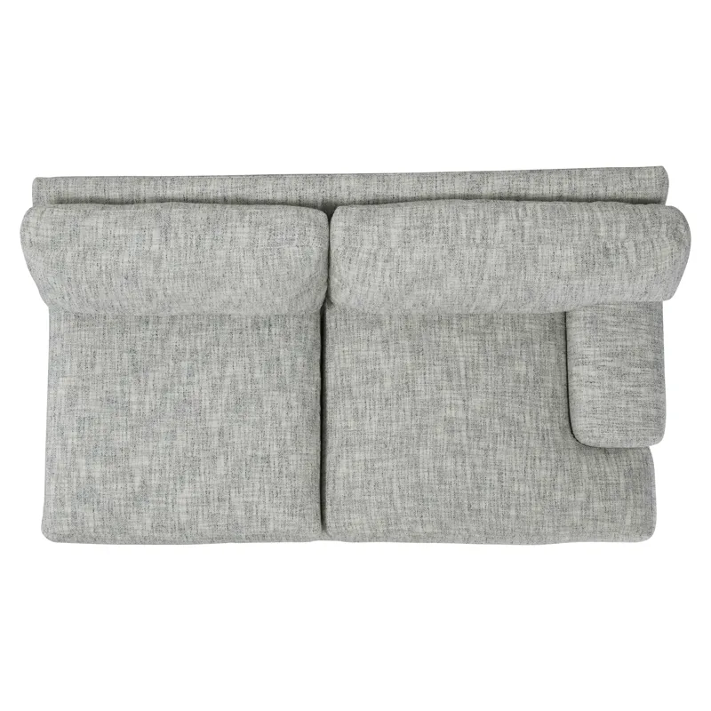 Plush Serena Fabric Right Arm Loveseat