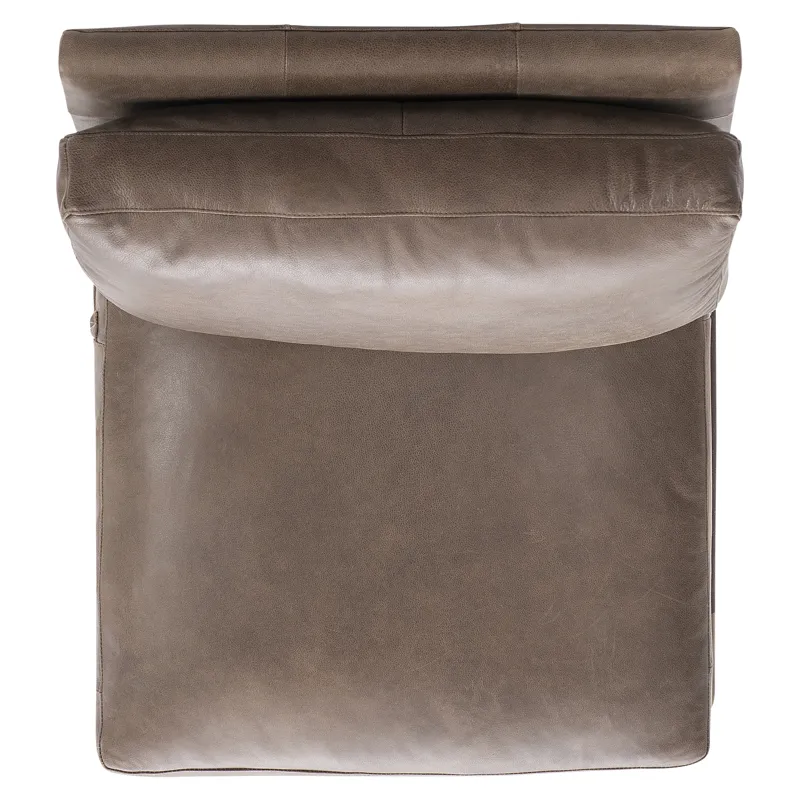 Keirnan Leather Armless Chair