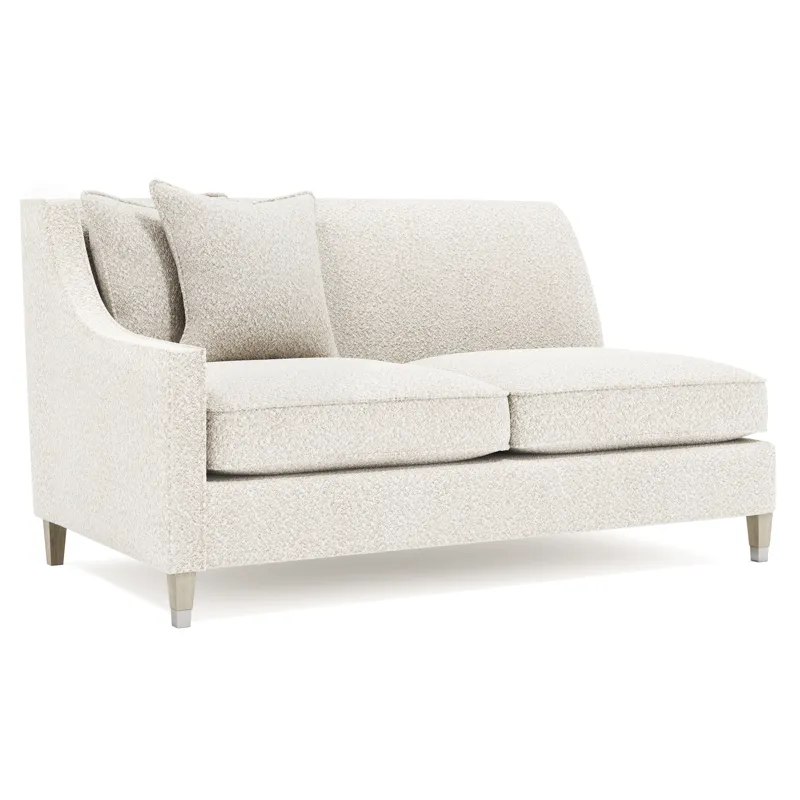 Palisades Fabric Left Arm Loveseat