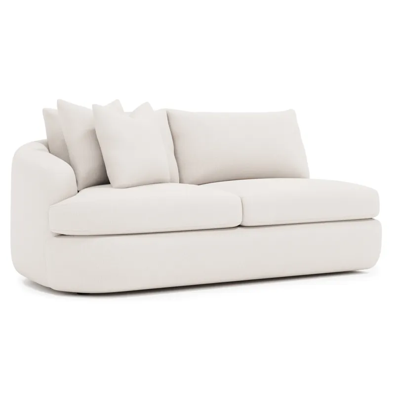 Jules Fabric Left Arm Loveseat