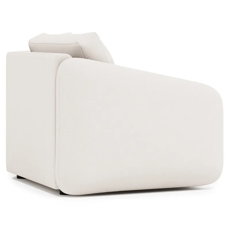 Soleil Fabric Left Arm Loveseat
