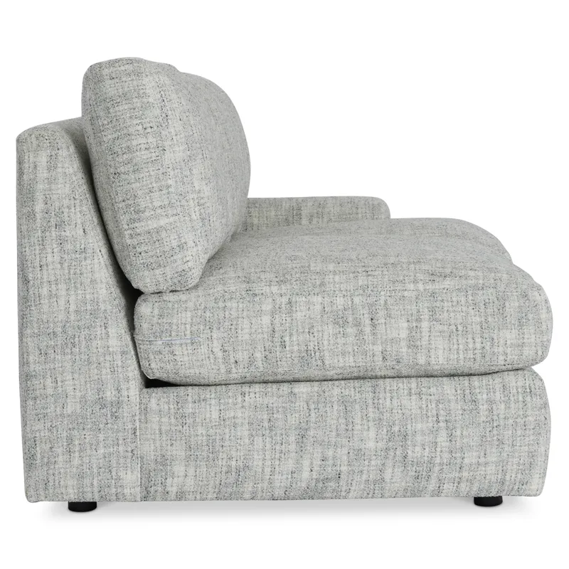 Plush Serena Fabric Right Arm Loveseat