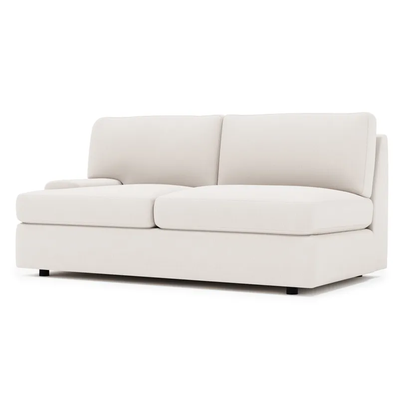 Serena Fabric Left Arm Loveseat