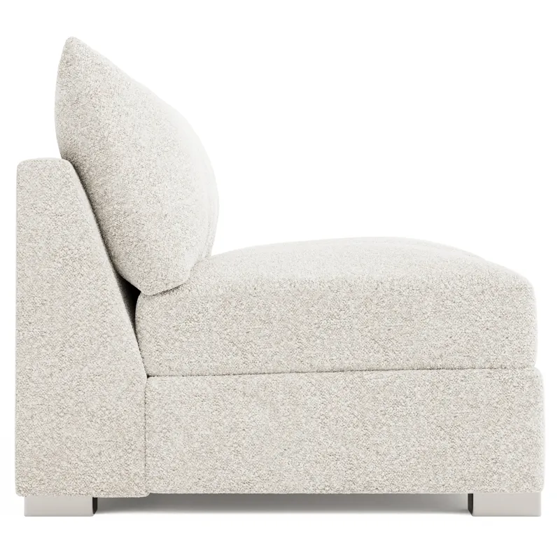 Helena Fabric Armless Loveseat