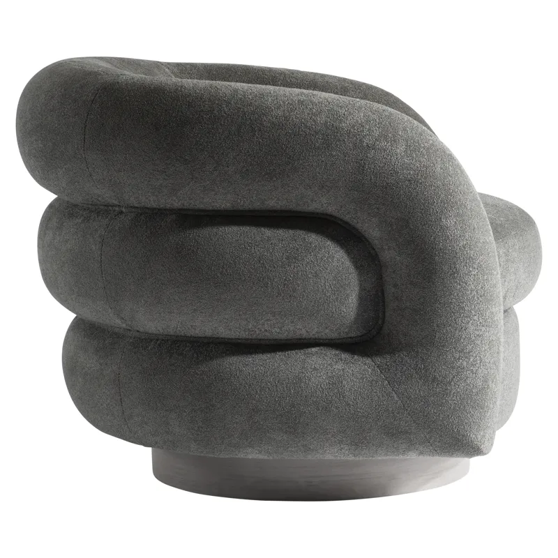 Milo Fabric Swivel Chair
