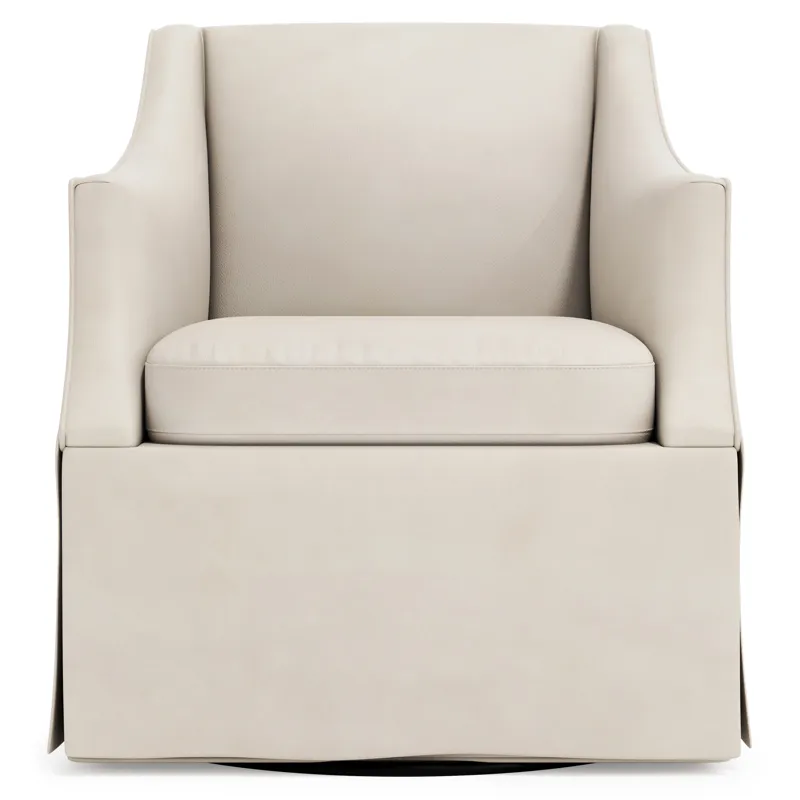 Clayton Leather Swivel Chair