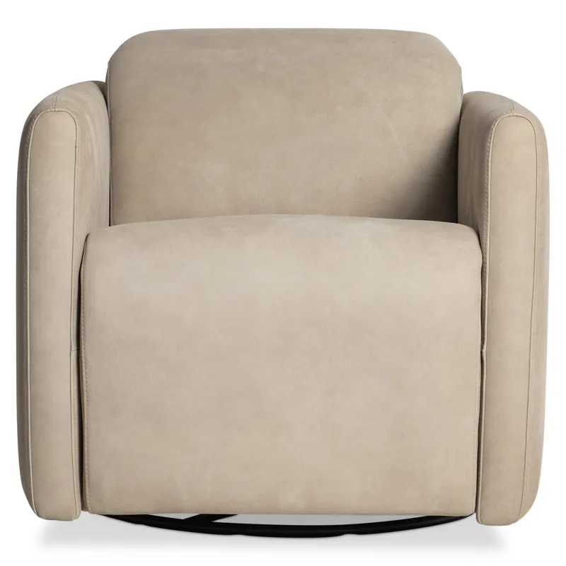 Livvy Leather Power Motion Swivel Chair