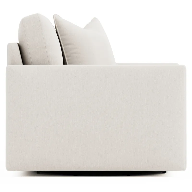 Plush Dawkins Fabric Swivel Chair