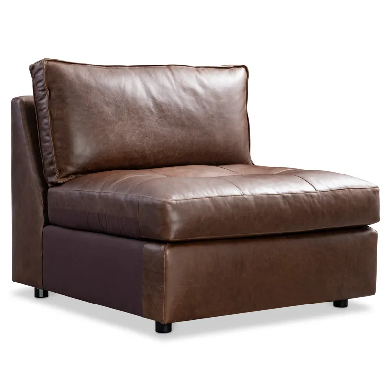 Nest Leather Armless Chair