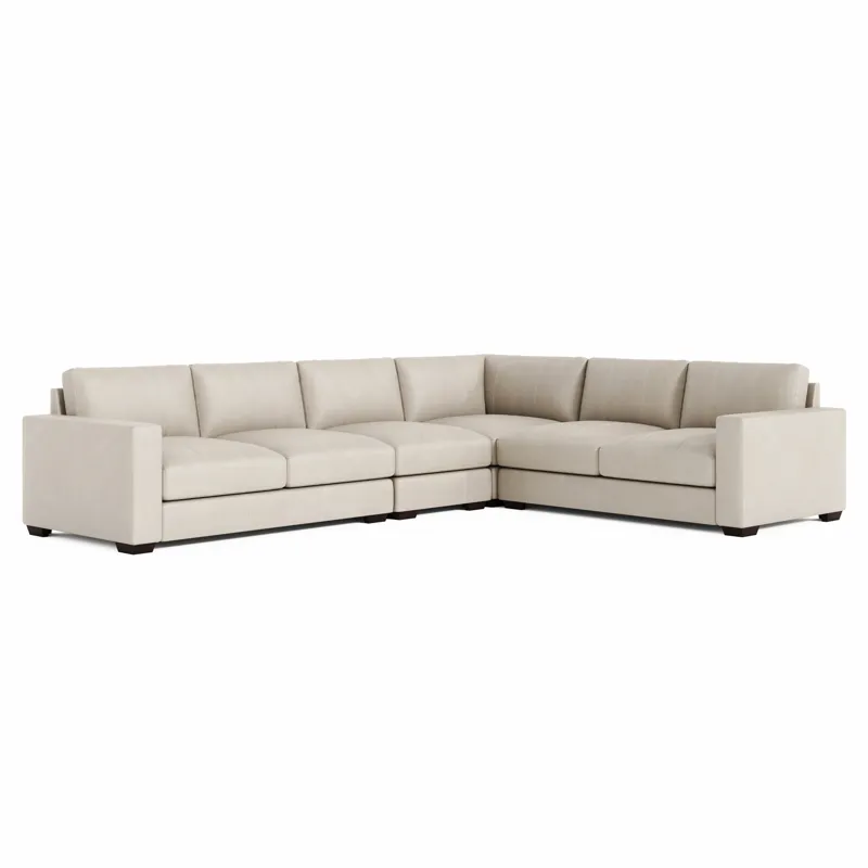 Dawkins Leather Sectional
