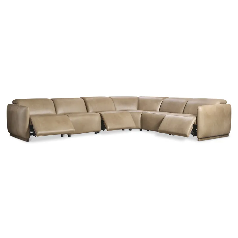 Alta Leather Power Motion Sectional