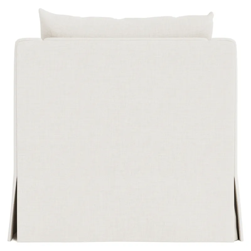 Plush Grace Fabric Swivel Chair