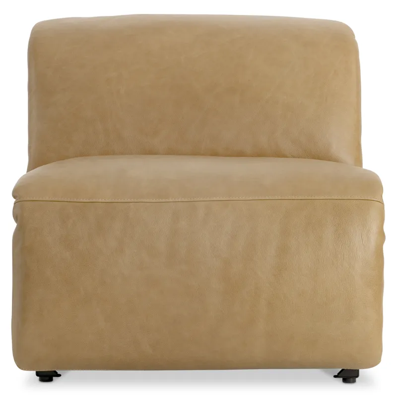 Billings Leather Armless Power Motion Chair