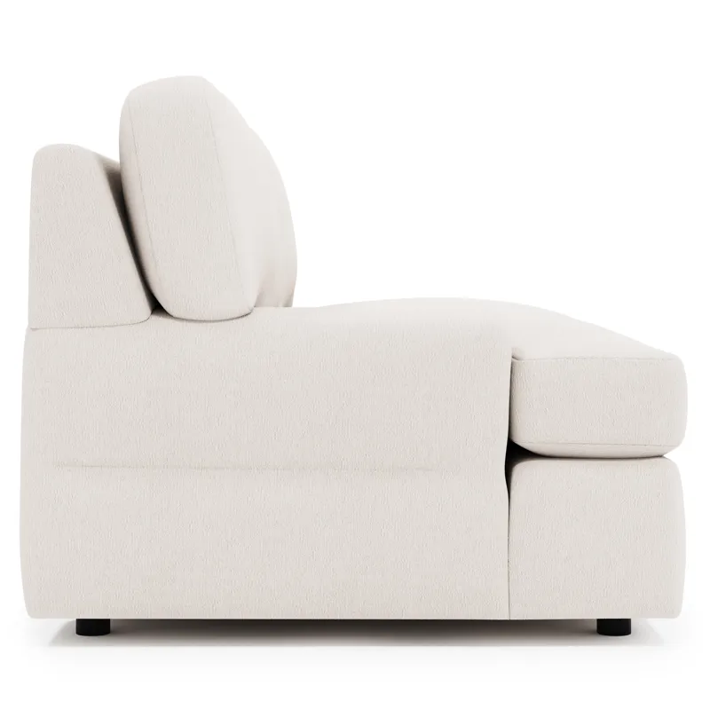 Serena Fabric Left Arm Loveseat