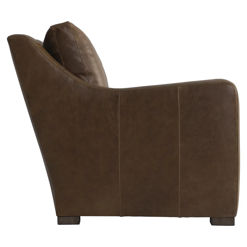 Ventura Leather Left Arm Loveseat