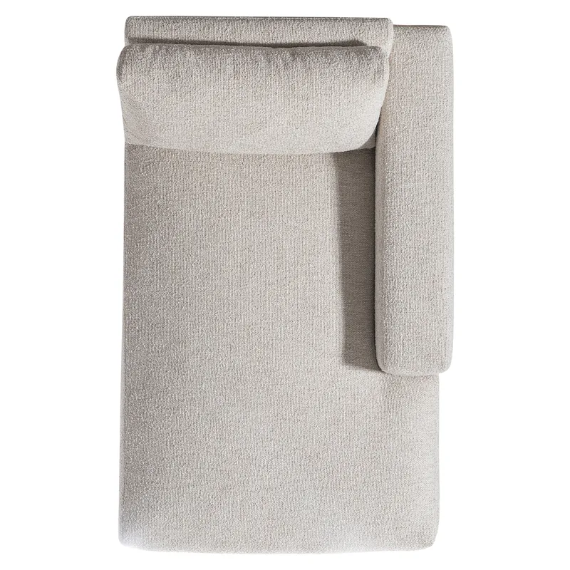 Drew Fabric Right Arm Chaise