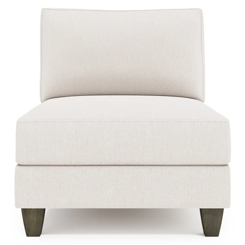 Bernhardt Solutions Mila Fabric Armless Chair