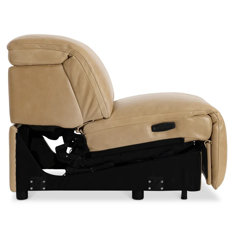 Billings Leather Armless Power Motion Chair