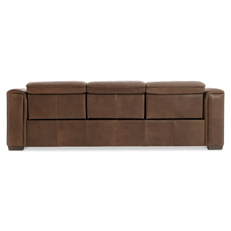Billings Leather Power Motion Sofa