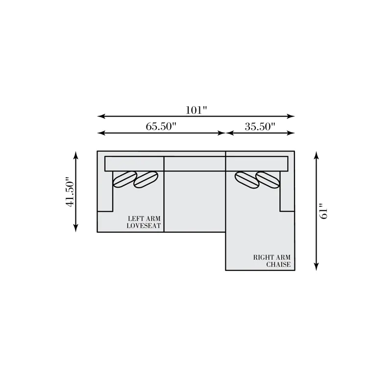 Mila Fabric Sectional