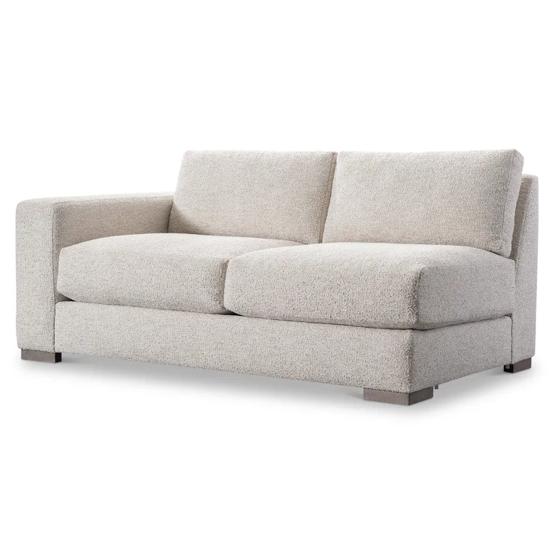 Drew Fabric Left Arm Loveseat