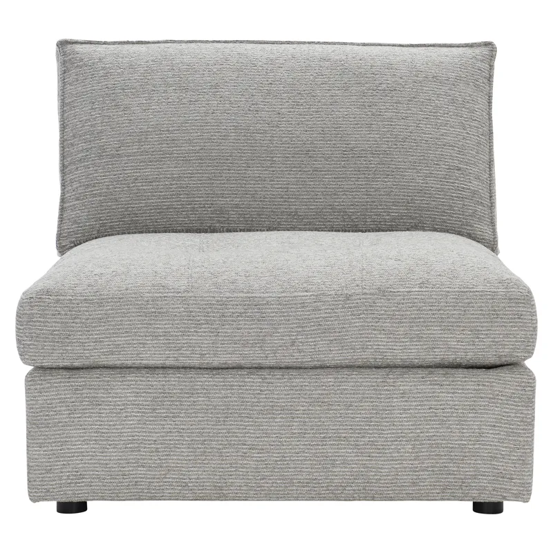 Plush Nest Fabric Armless Chair