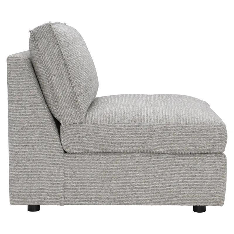 Plush Nest Fabric Armless Chair
