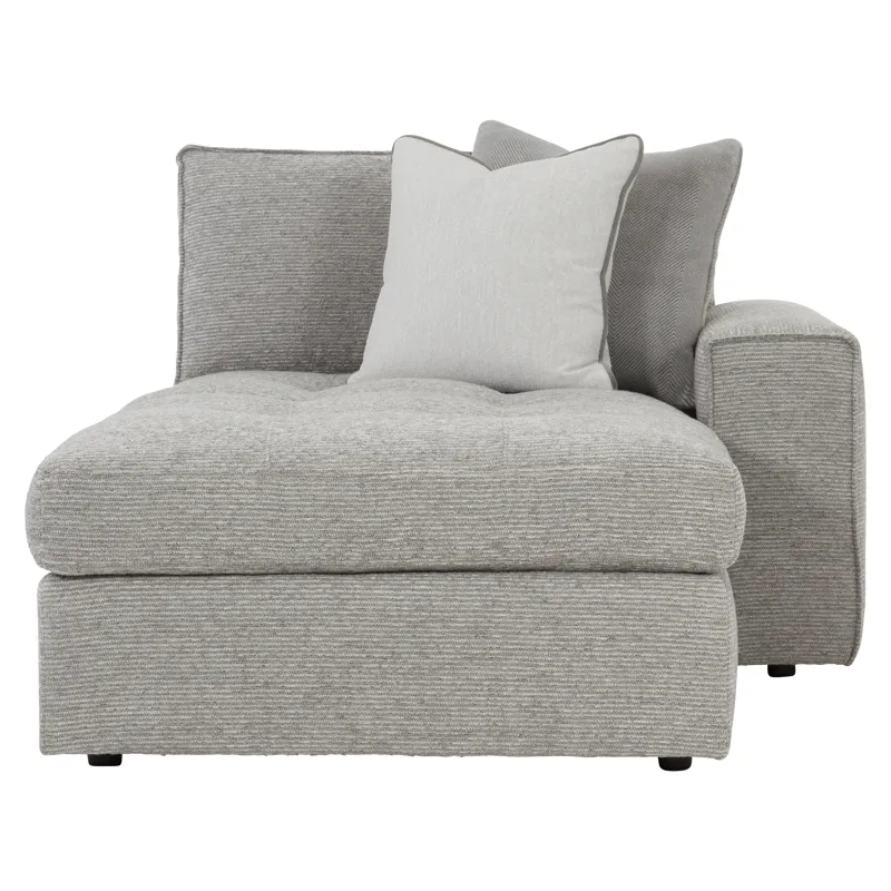 Plush Nest Fabric Right Arm Chaise