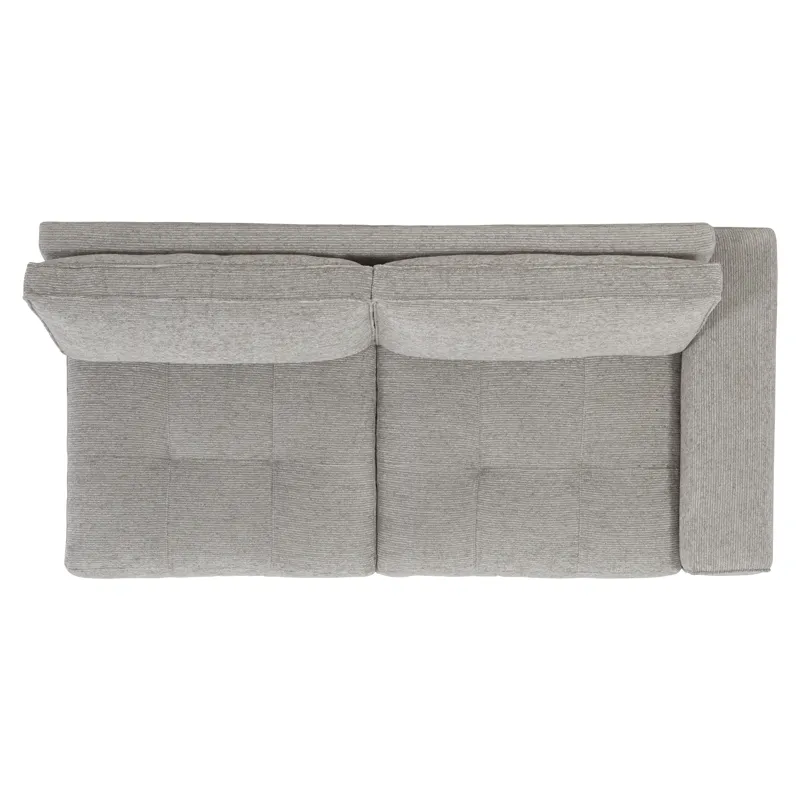 Plush Nest Fabric Right Arm Loveseat