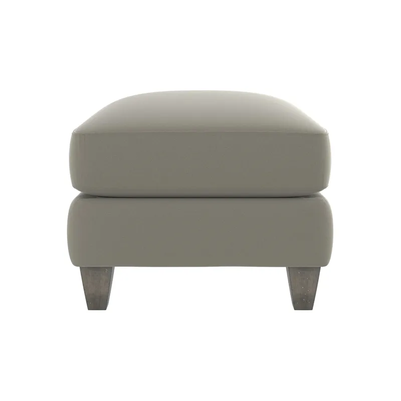 Plush Mila Fabric Ottoman