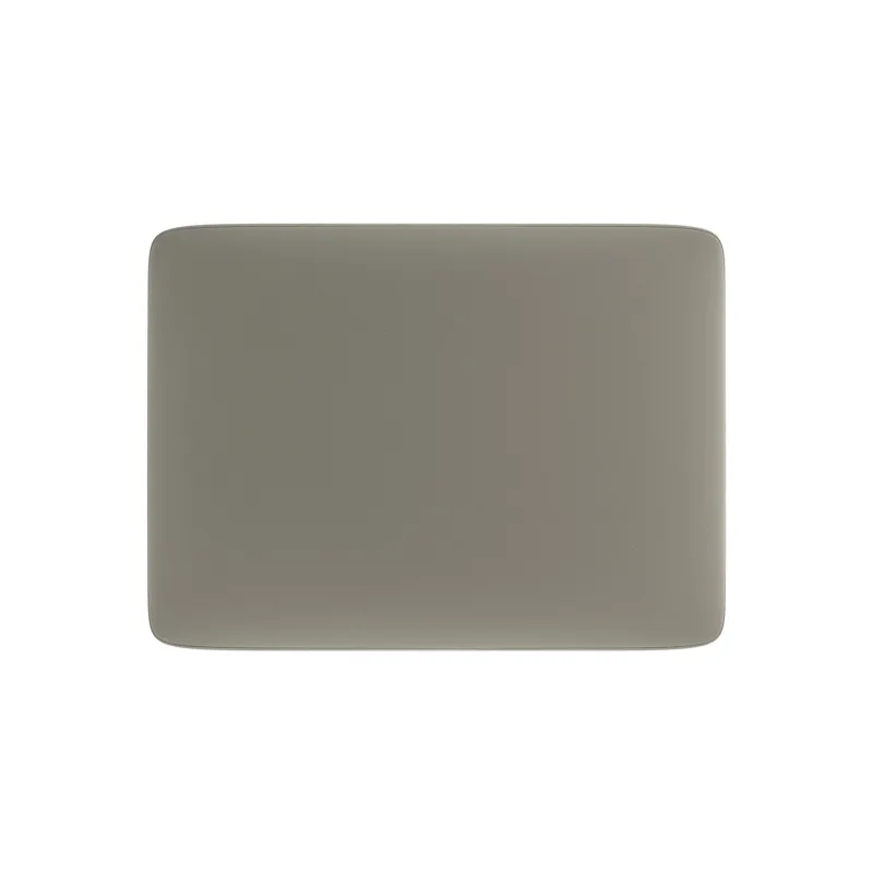 Plush Mila Fabric Ottoman