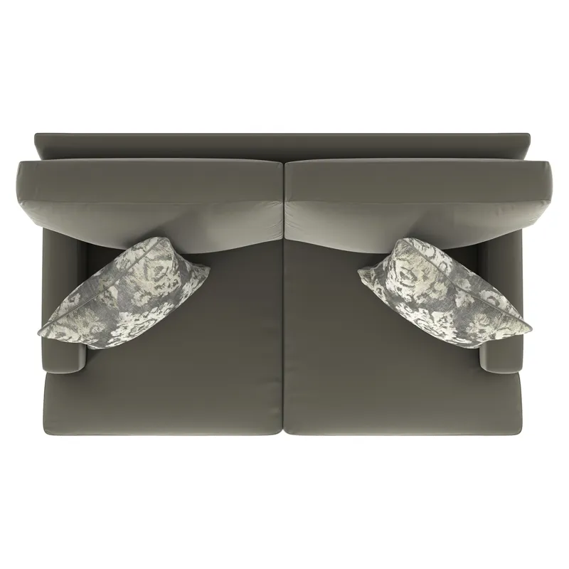 Plush Mila Fabric Loveseat