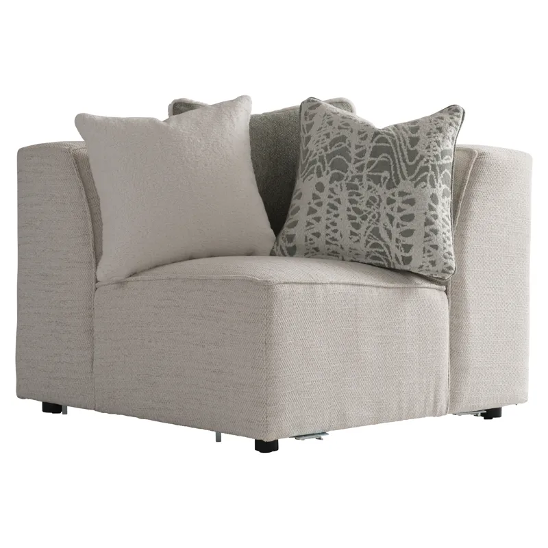 Plush Bliss Fabric Corner Chair
