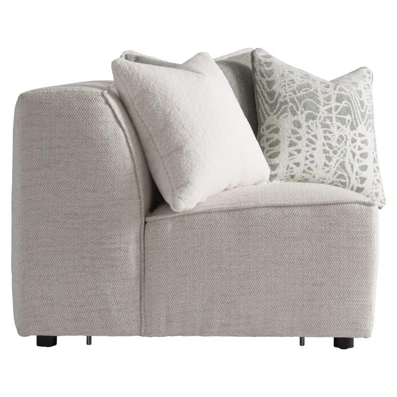 Plush Bliss Fabric Corner Chair