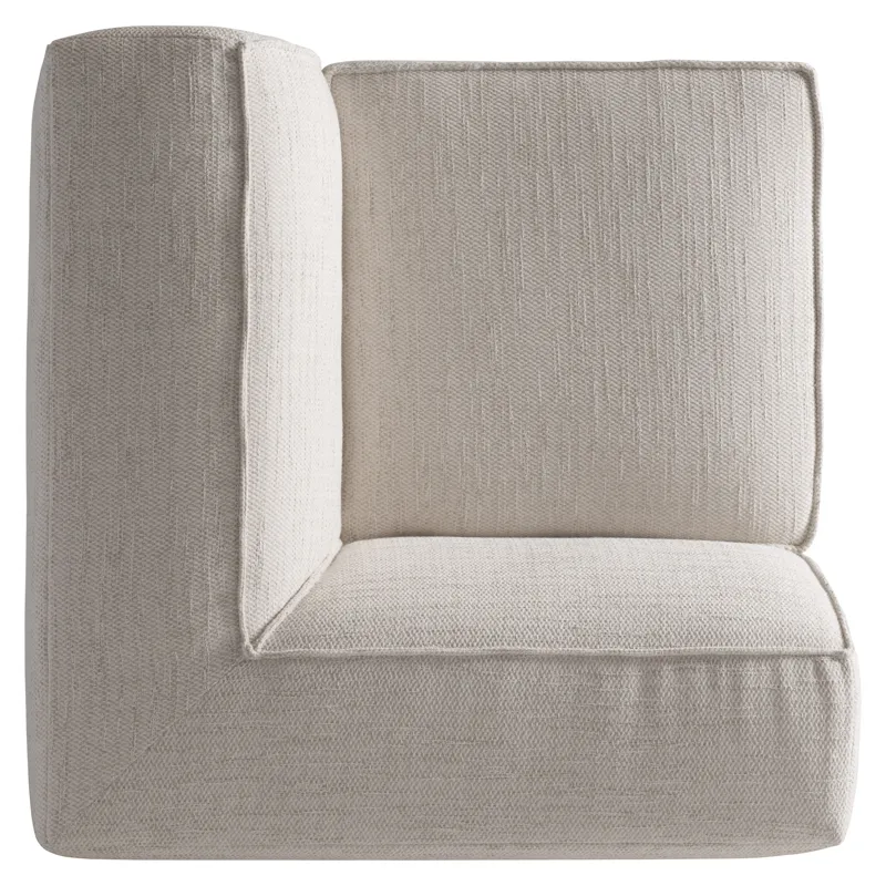 Plush Bliss Fabric Corner Chair